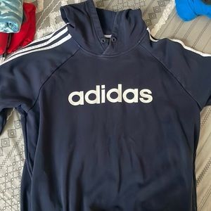 Adidas mens size Large barely worn color is navy